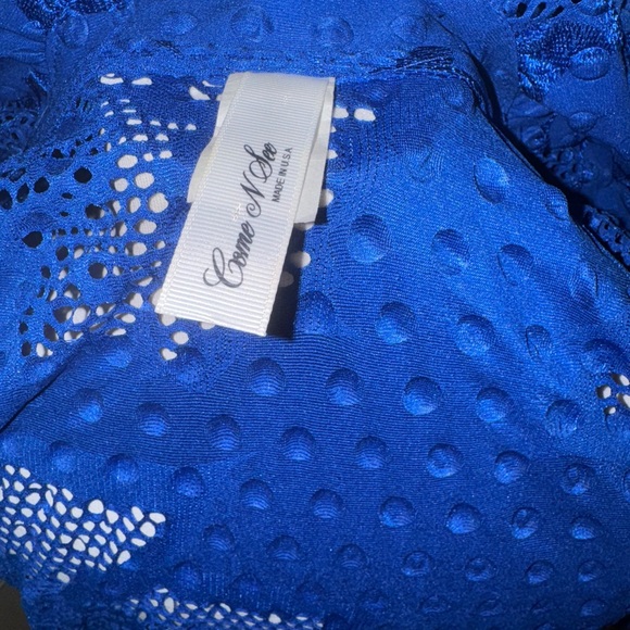 Dressy Royal Blue Jacket Medium runs like a 12/14 - Picture 3 of 5